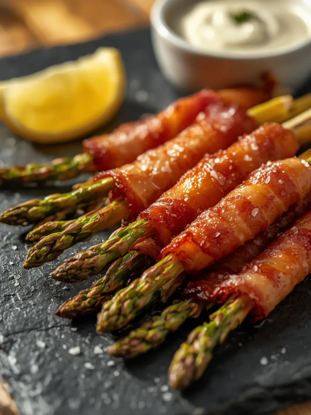 air fryer bacon wrapped asparagus
