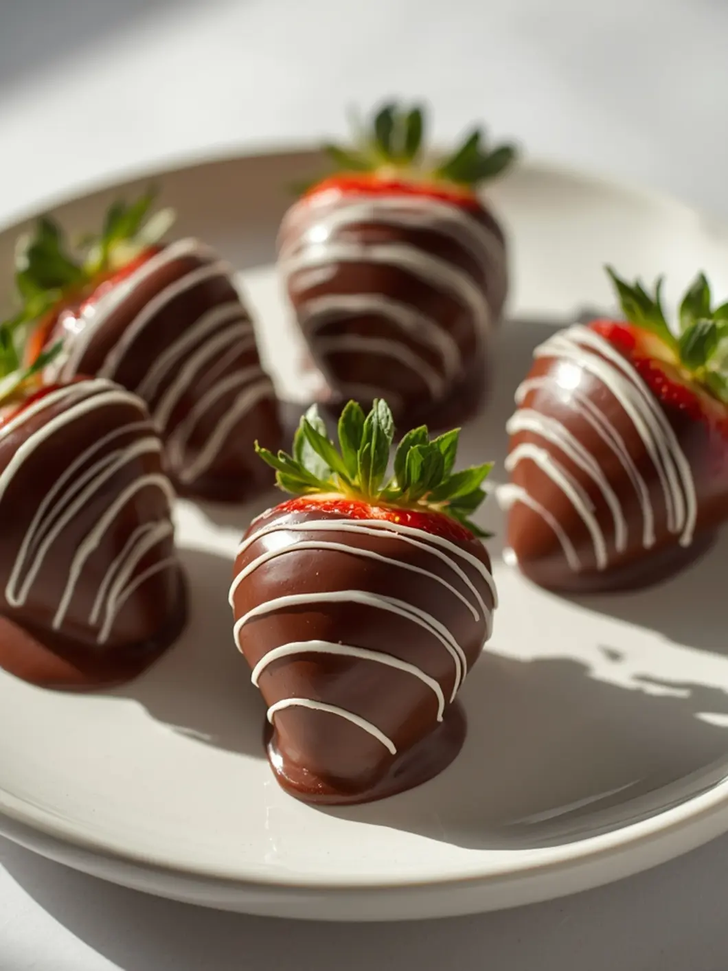 air fryer chocolate covered strawberries