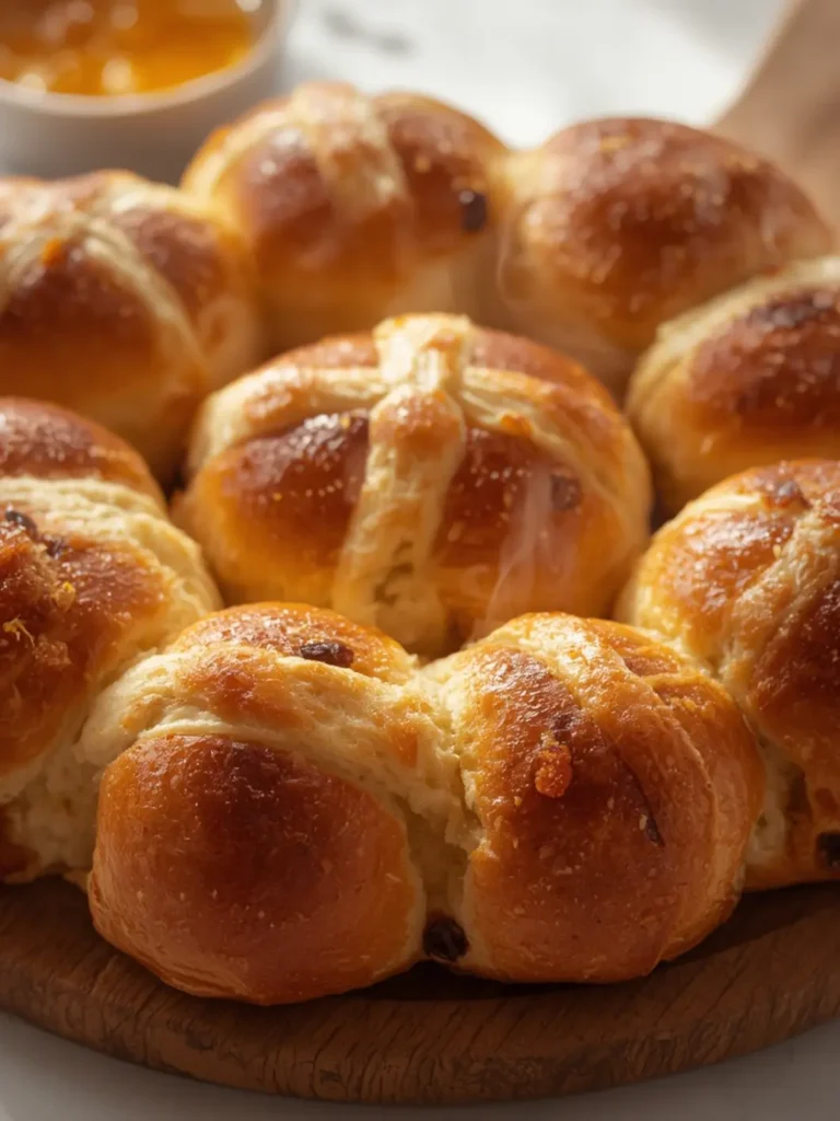 air fryer hot cross buns