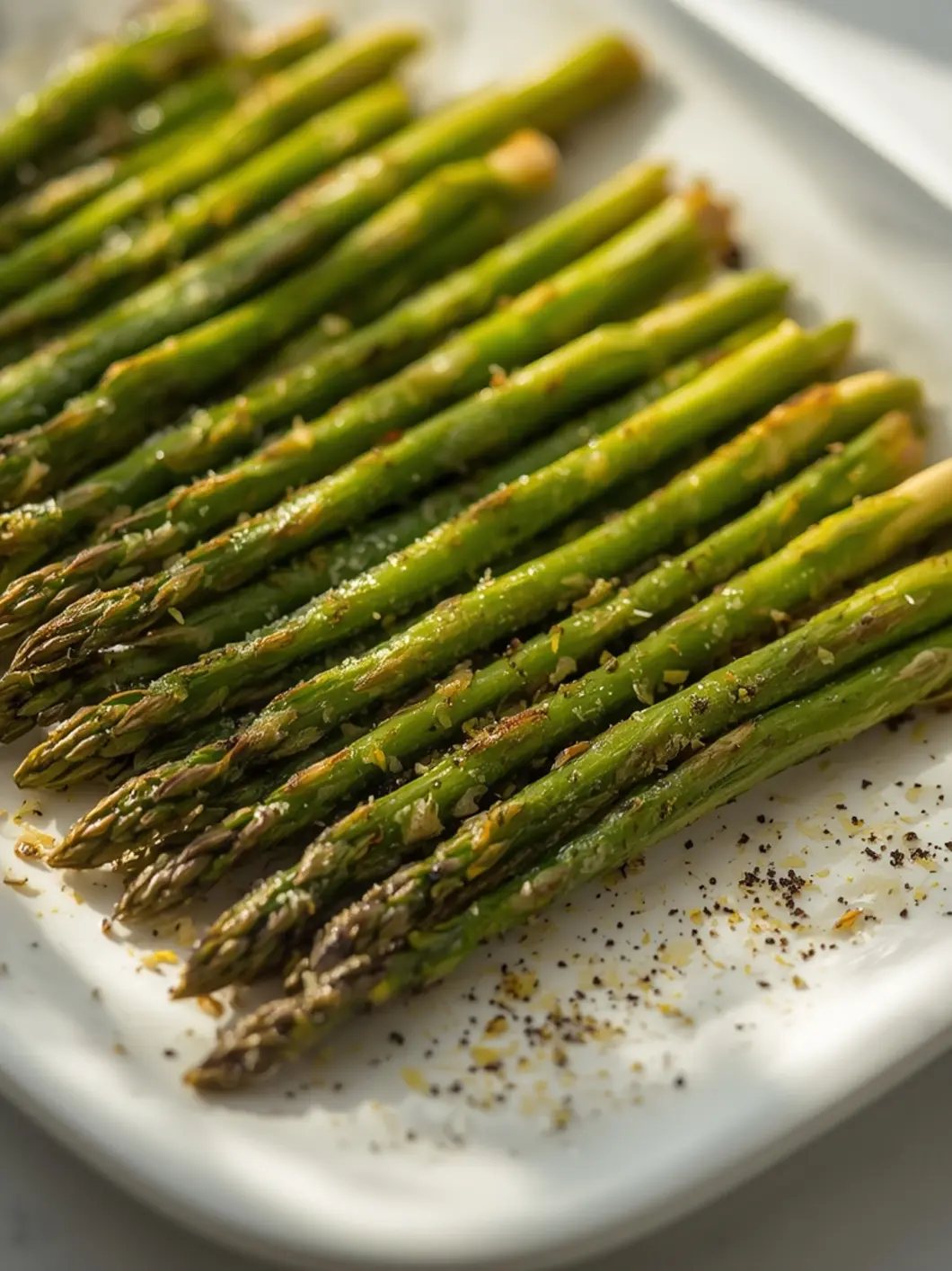air fryer parmesan asparagus