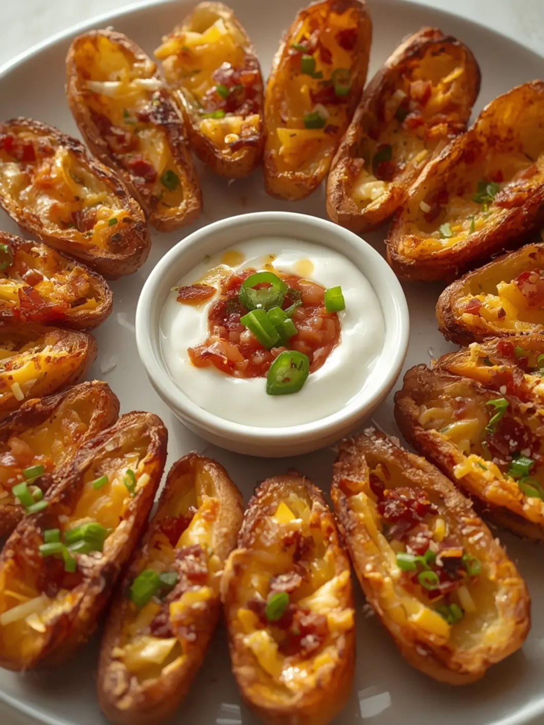 air fryer potato skins super bowl