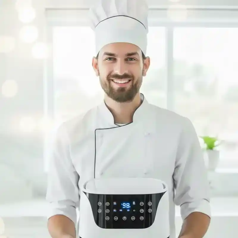 Chef Marcus welcoming you to contact Chef Air Fryer