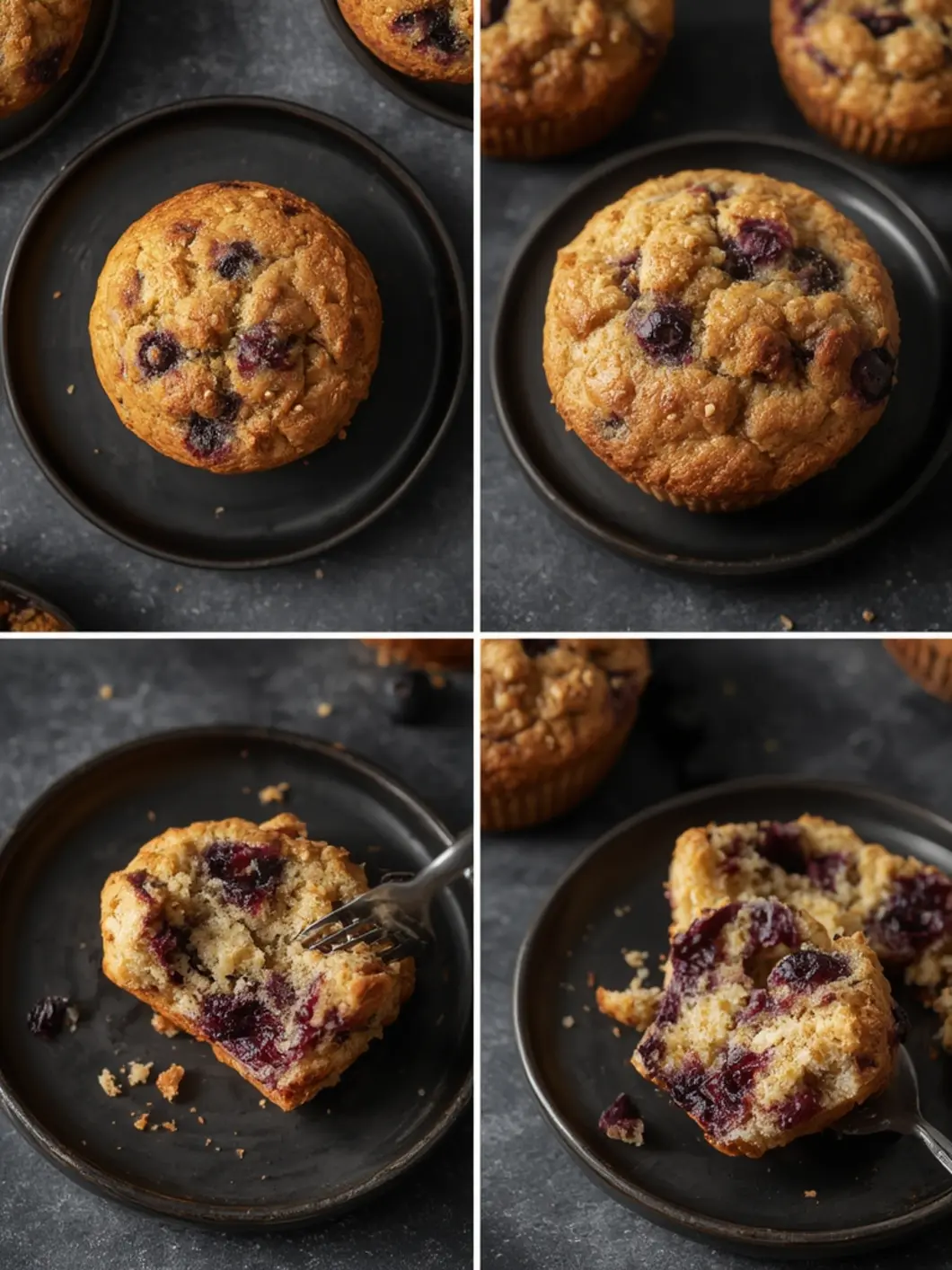 Air Fryer Blueberry muffins step by step guide