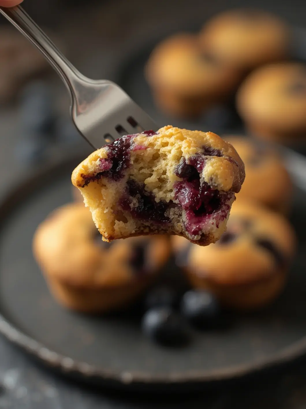 Air Fryer Blueberry muffins healthy ingredients