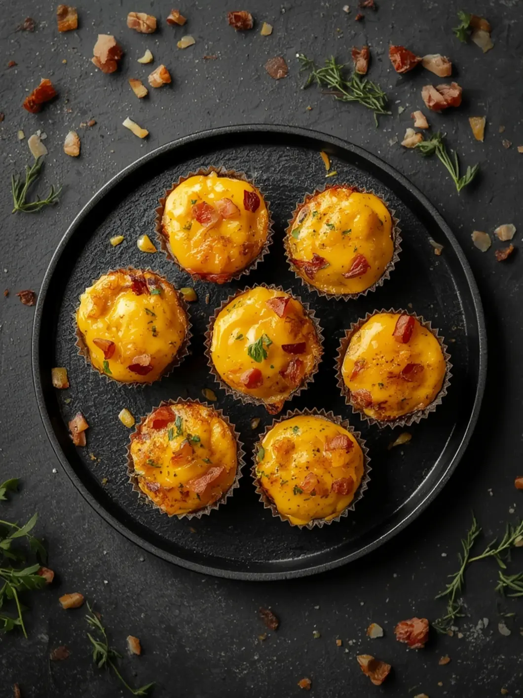 Air fryer Brunch Egg Bites preparation steps