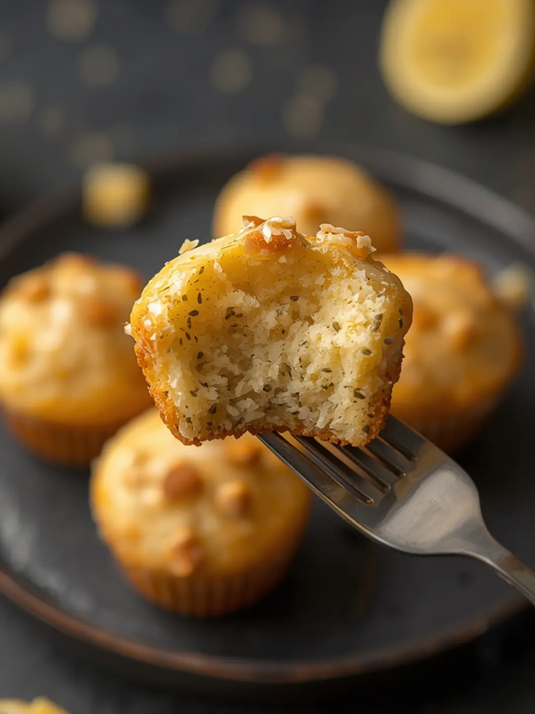 Air fryer Lemon Poppy Seed Muffins healthy ingredients