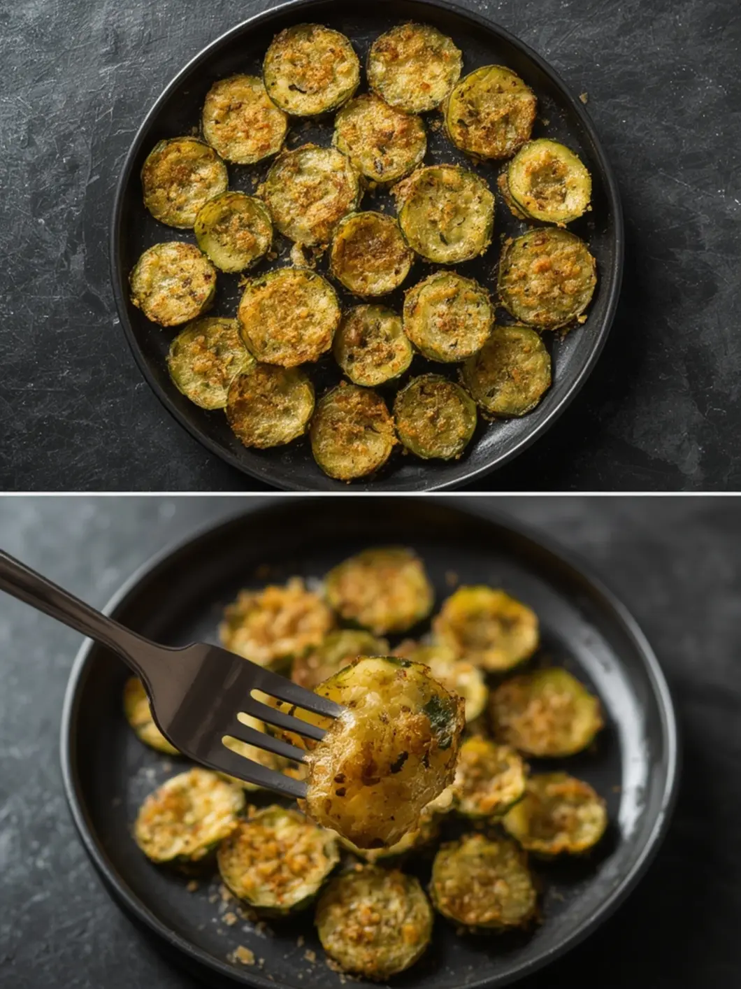 Baked cucumber slices step by step guide