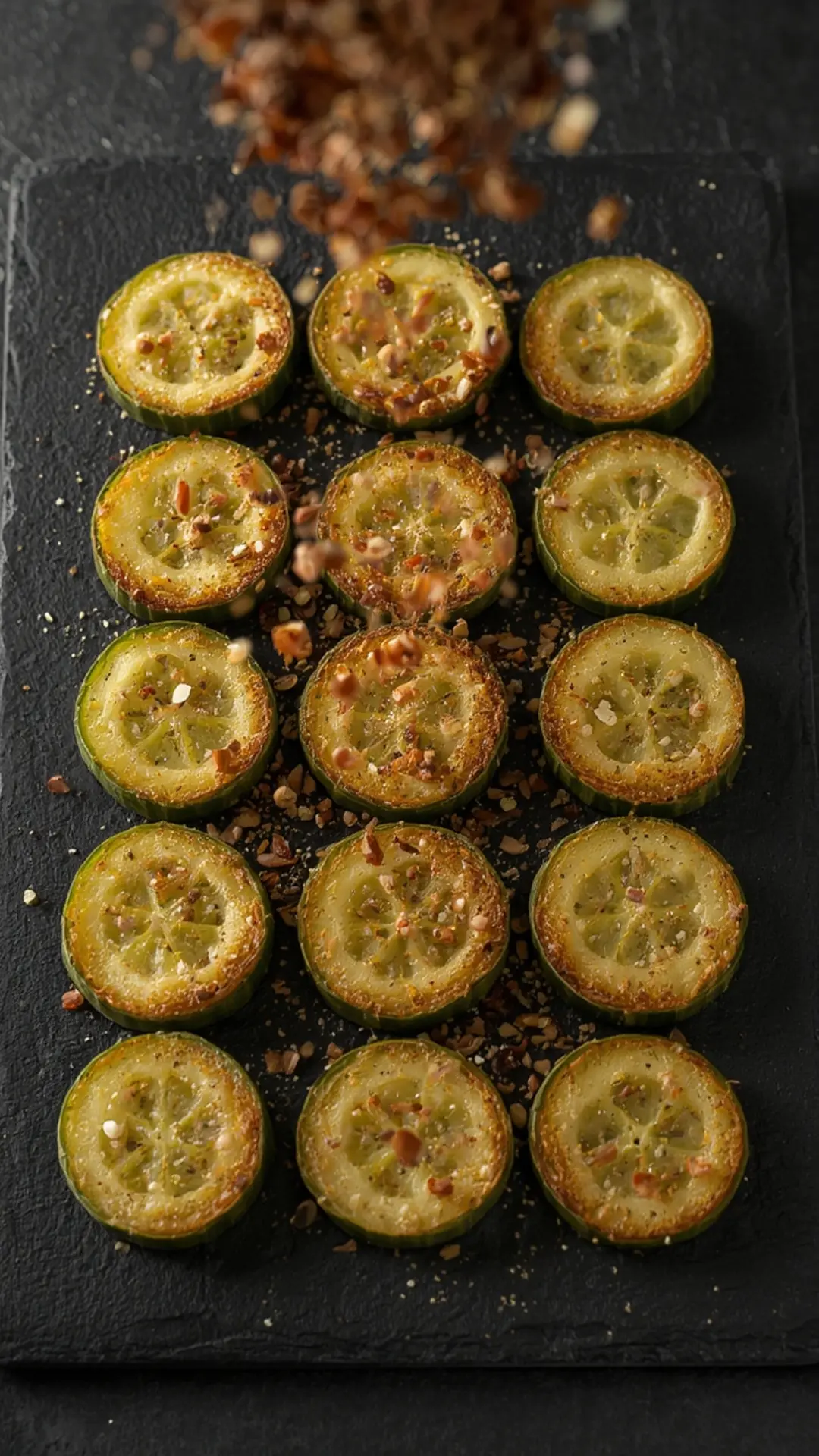 Baked cucumber slices recipe variations