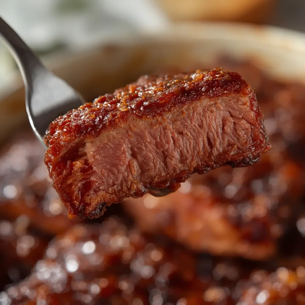 air fryer beef ribs summer: Juicy air fryer beef ribs with smoky summer crust, tender meat falling off the bone.