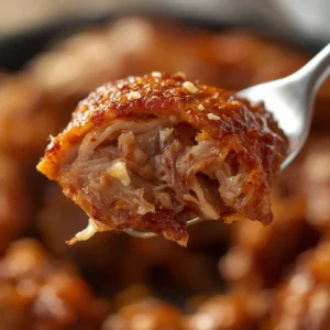 air fryer carnitas pork: Crispy golden air fryer carnitas pork with shredded texture and savory seasoning.