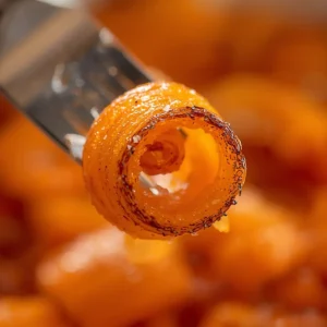 Air Fryer Carrot Chips: Golden crispy air fryer carrot chips on a tray with a light, crunchy texture.