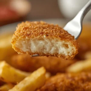 Air Fryer Fish and Chips: Extra crispy air fryer fish and chips with golden cod strips and crunchy potato fries.
