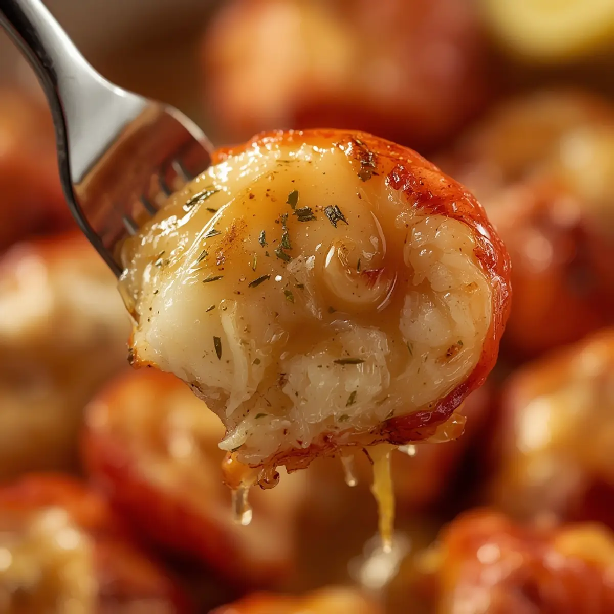Air Fryer Lobster Tails: Juicy air fryer lobster tails with golden butter glaze and fresh parsley garnish.