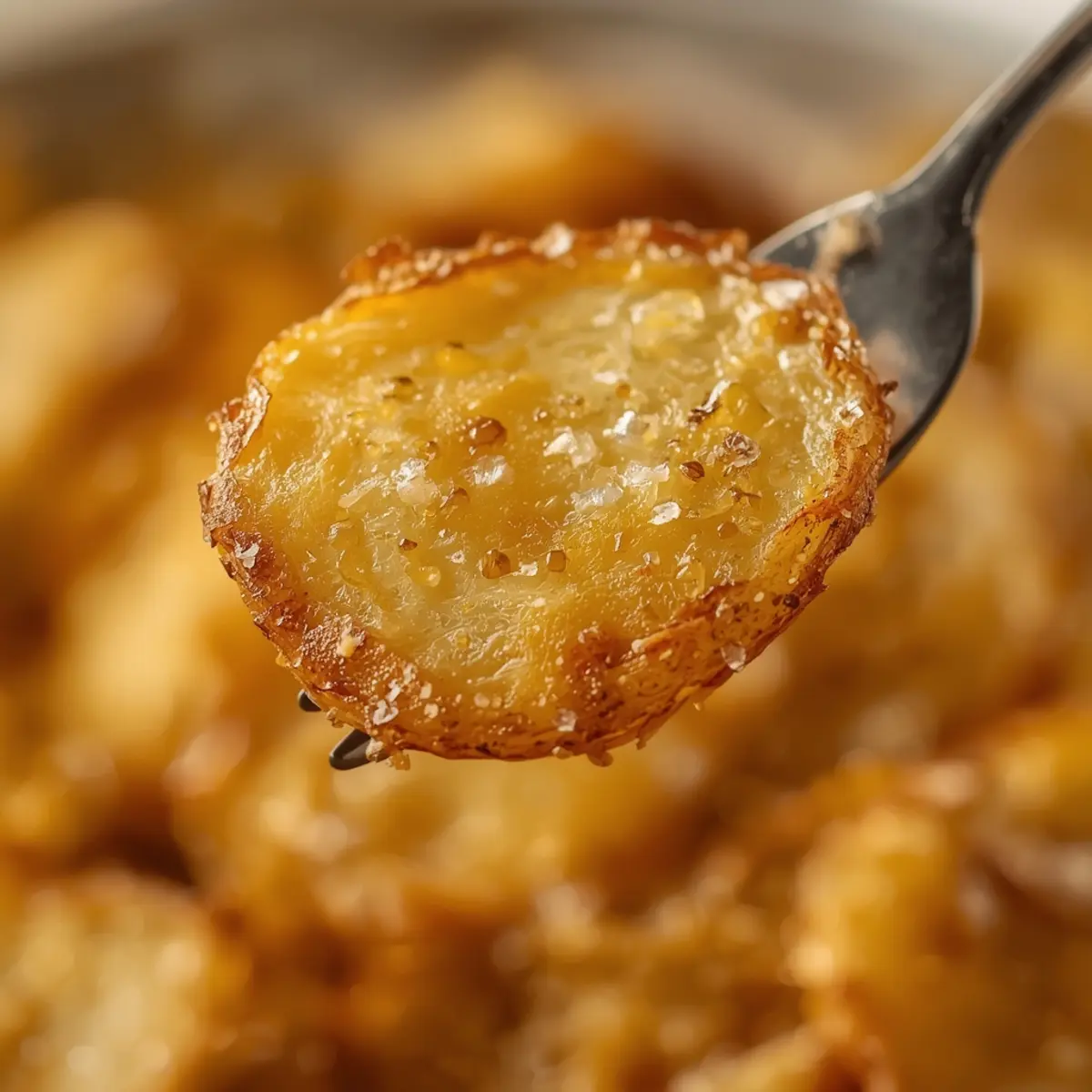 Air Fryer Potato Chips: Golden crispy air fryer potato chips with salt specks and curved edges