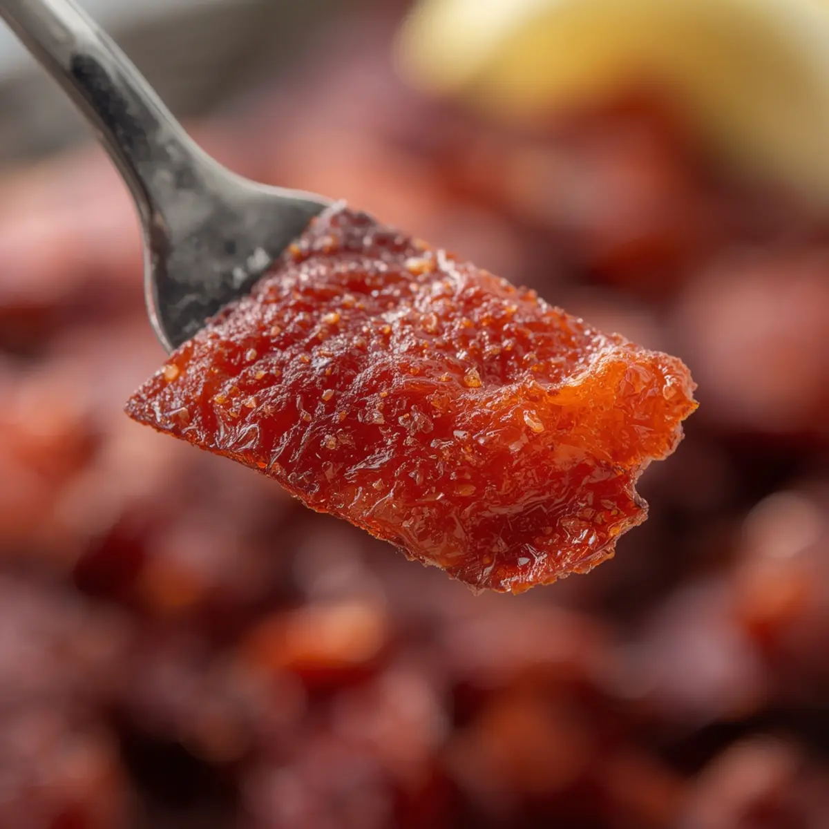 air fryer salmon jerky: Crispy, seasoned salmon jerky strips with a smoky, reddish-brown color and chewy texture in an air fryer basket.