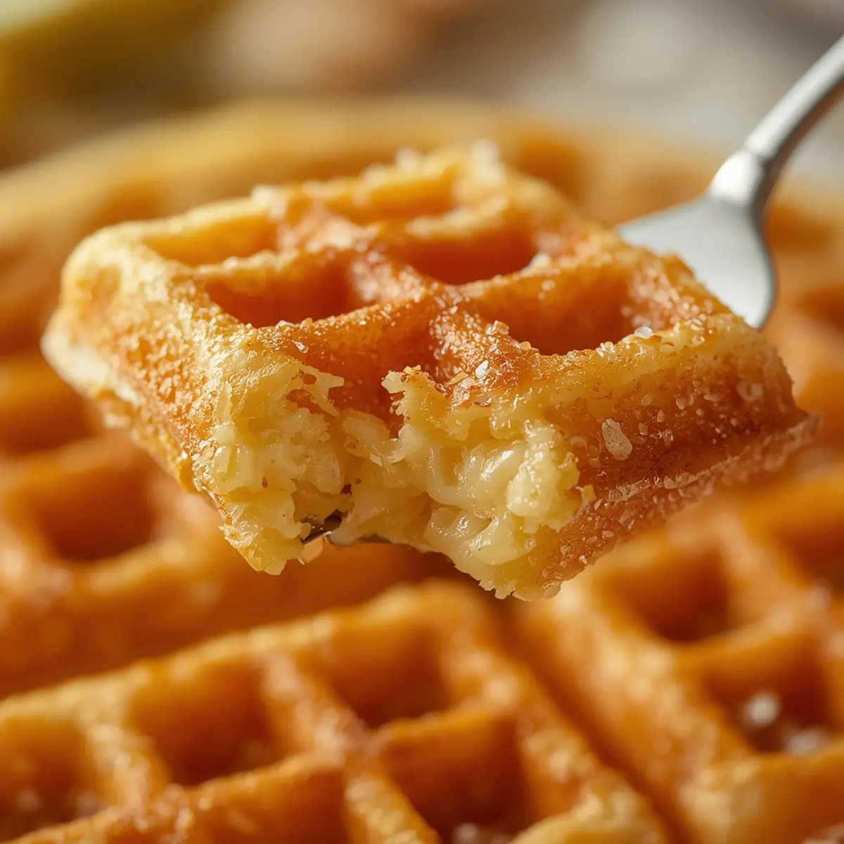 air fryer waffles crispy: Extra crispy golden air fryer waffles with crispy edges and buttery shine.