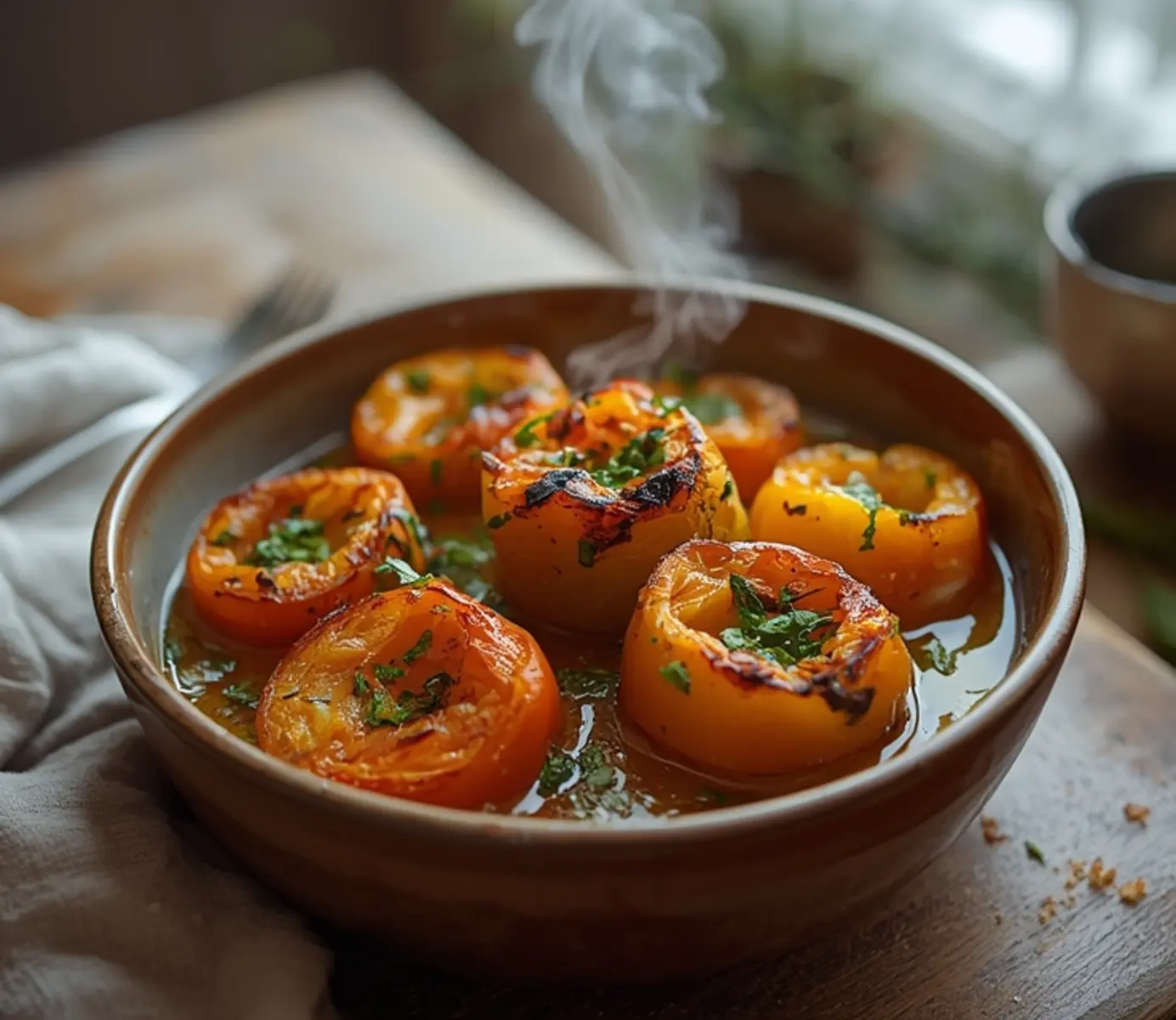 air fryer green chili peppers: Golden, crispy air fryer green chili peppers with charred edges and a glistening olive oil coating.