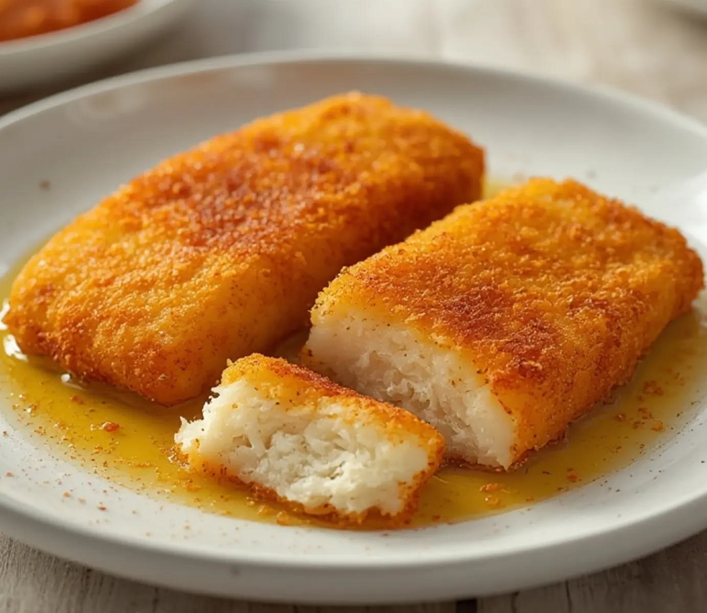 air fryer haddock crispy: Golden crispy air fryer haddock fillets with a crunchy panko coating and flaky white interior.