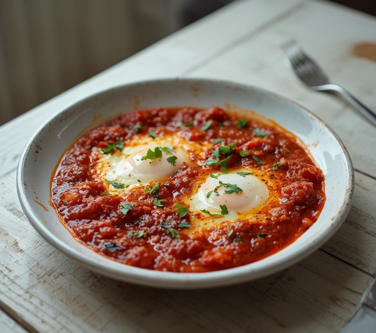 air fryer shakshuka: