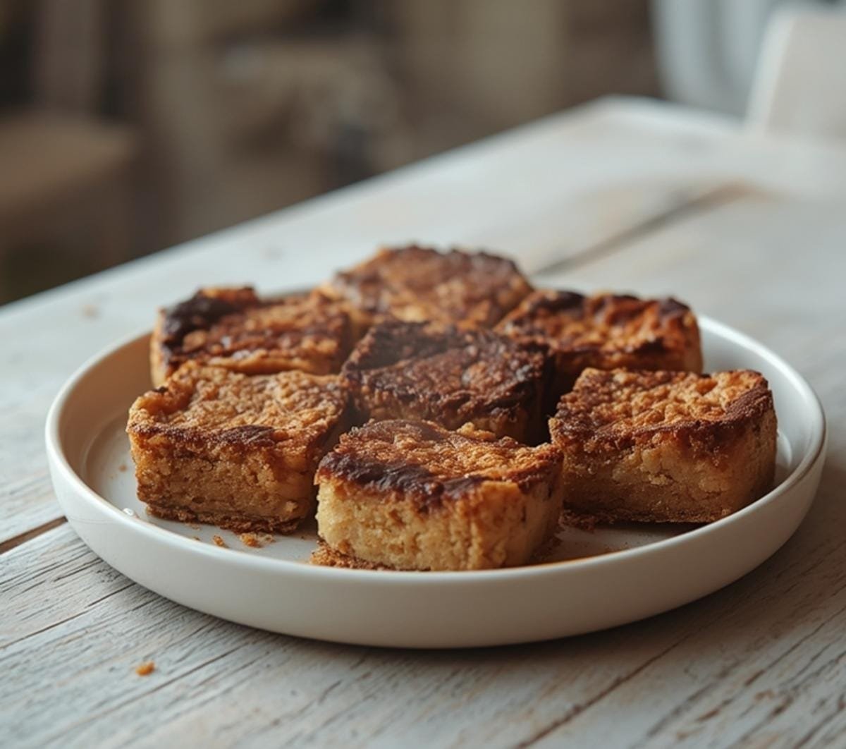 Air Fryer Summer Party Food: Golden brown dessert bites with crispy edges sitting on a summer party platter, perfect for Air Fryer Summer Party Food.