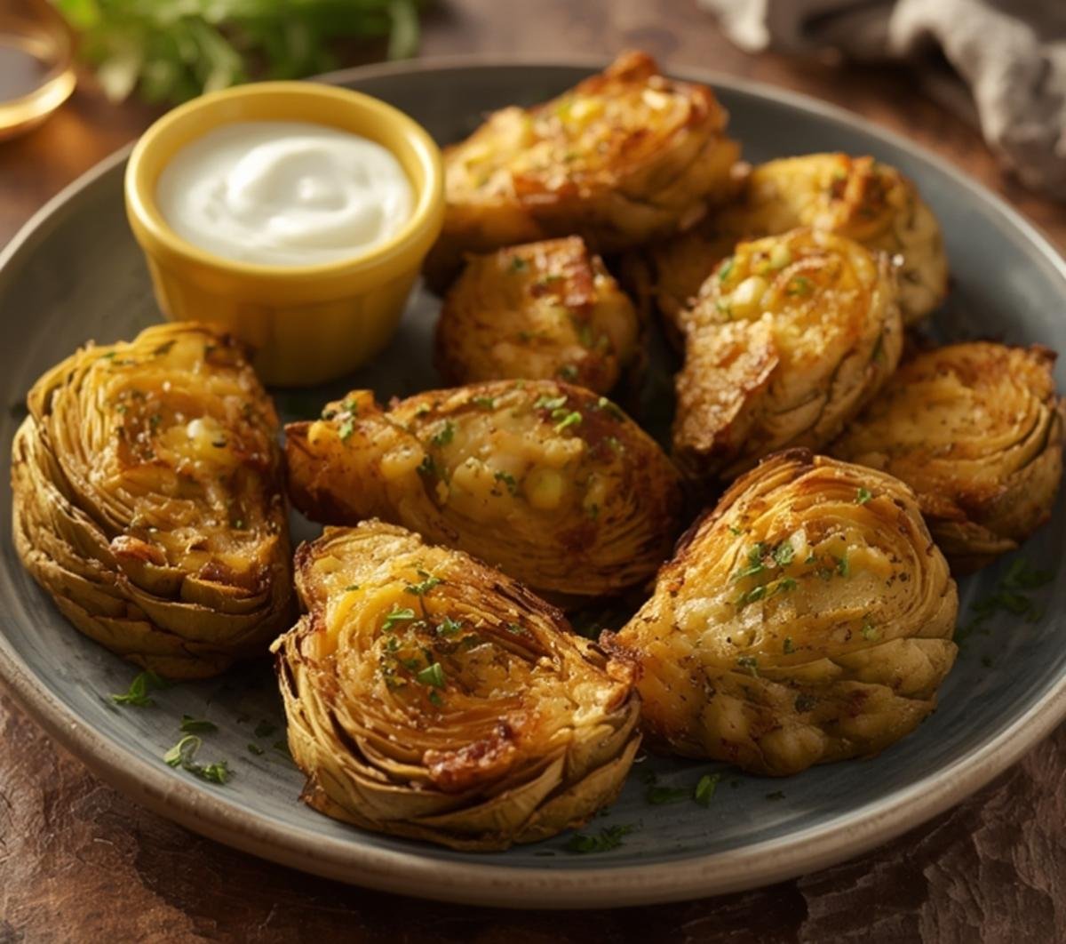 Crispy Air Fryer Artichoke Hearts Recipe